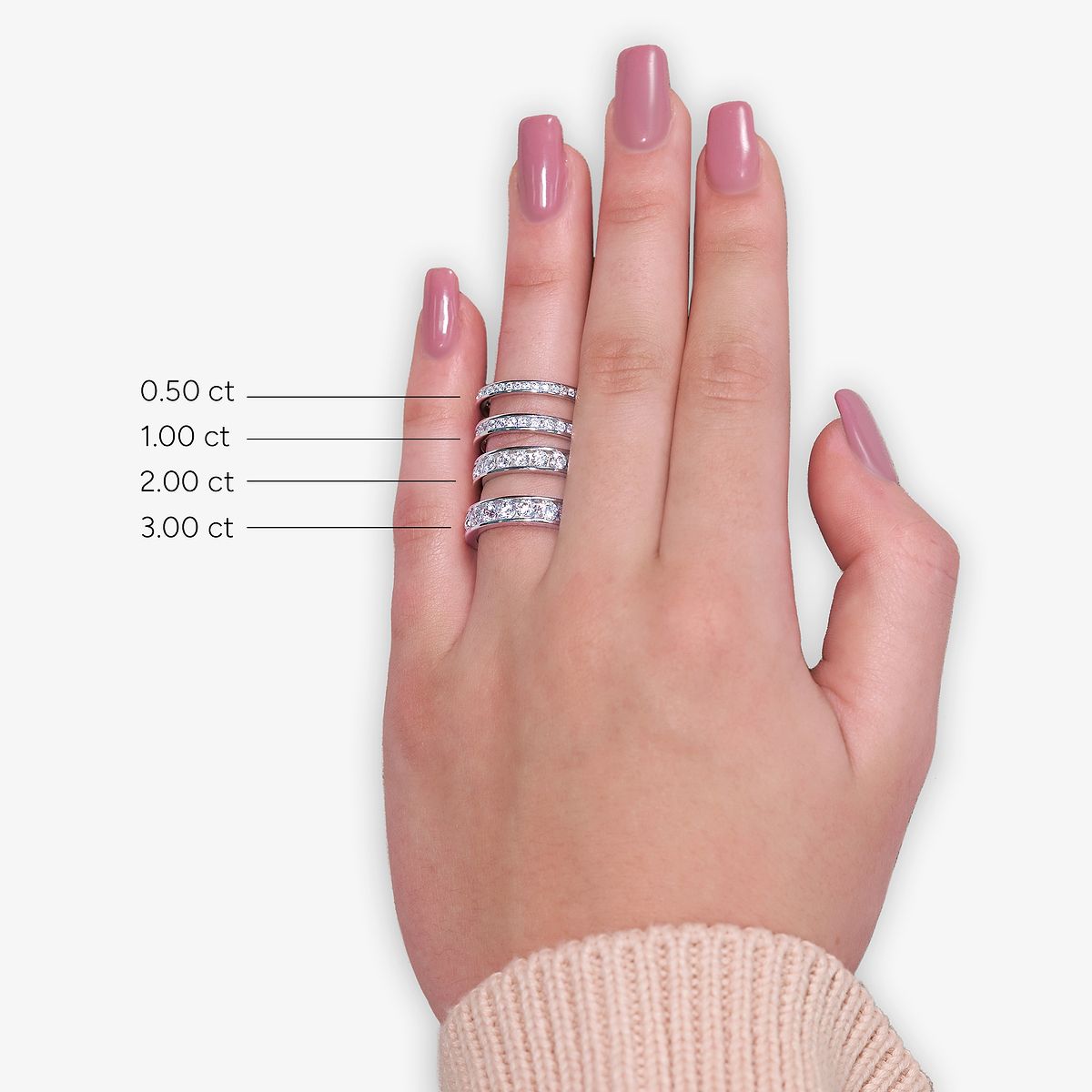 Channel set eternity ring online